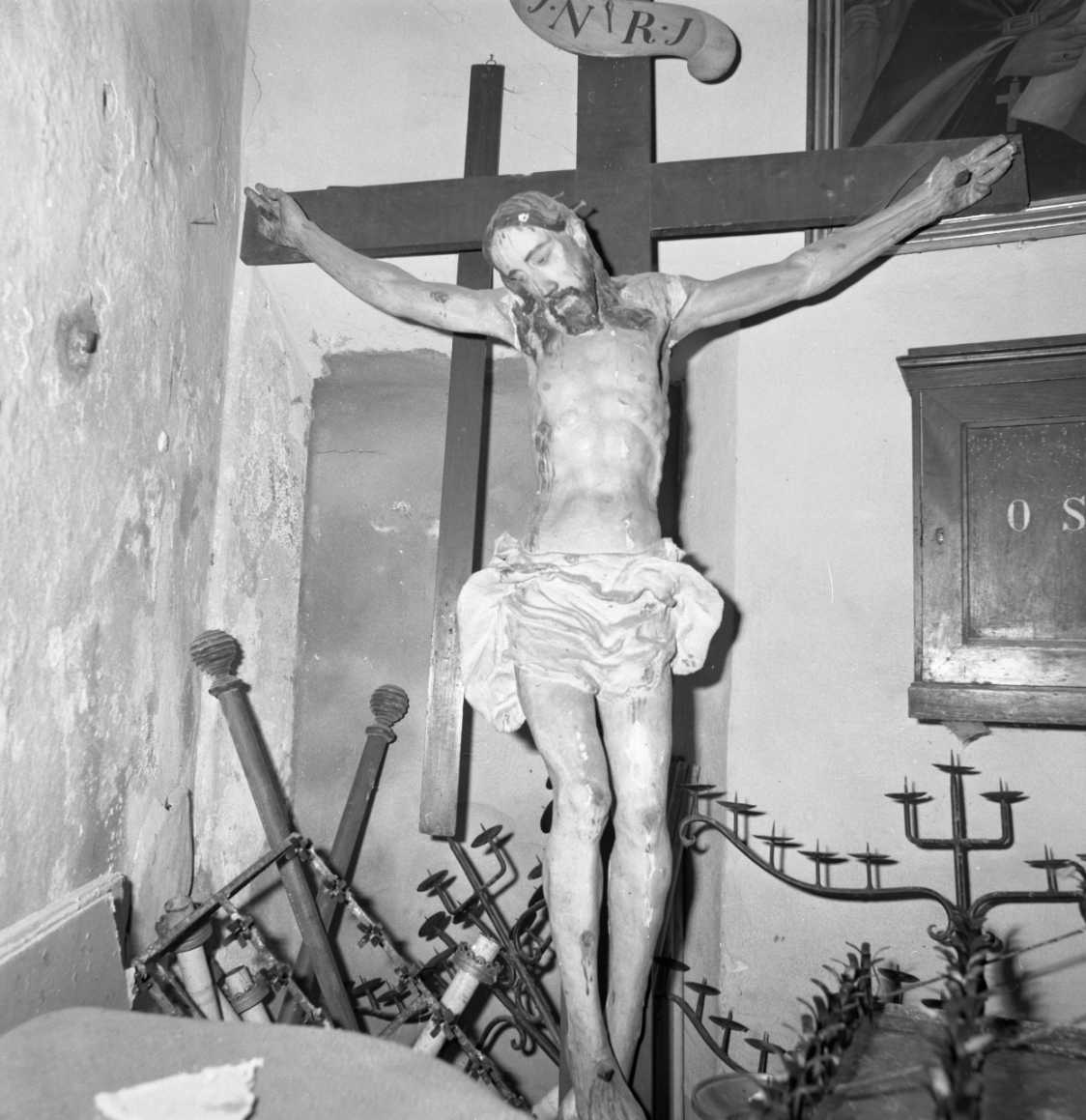 Cristo crocifisso (scultura, opera isolata) - bottega romagnola (fine sec. XVII)