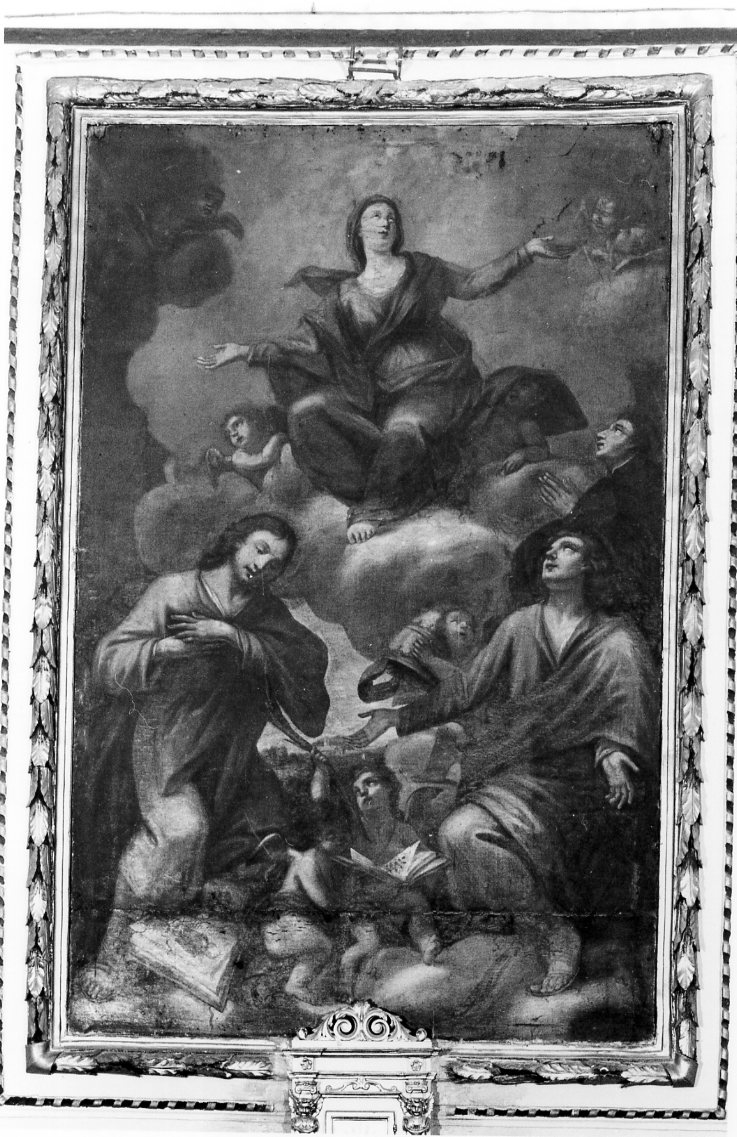 Madonna Assunta con San Cosma e San Damiano (dipinto) - ambito romagnolo (sec. XVIII)
