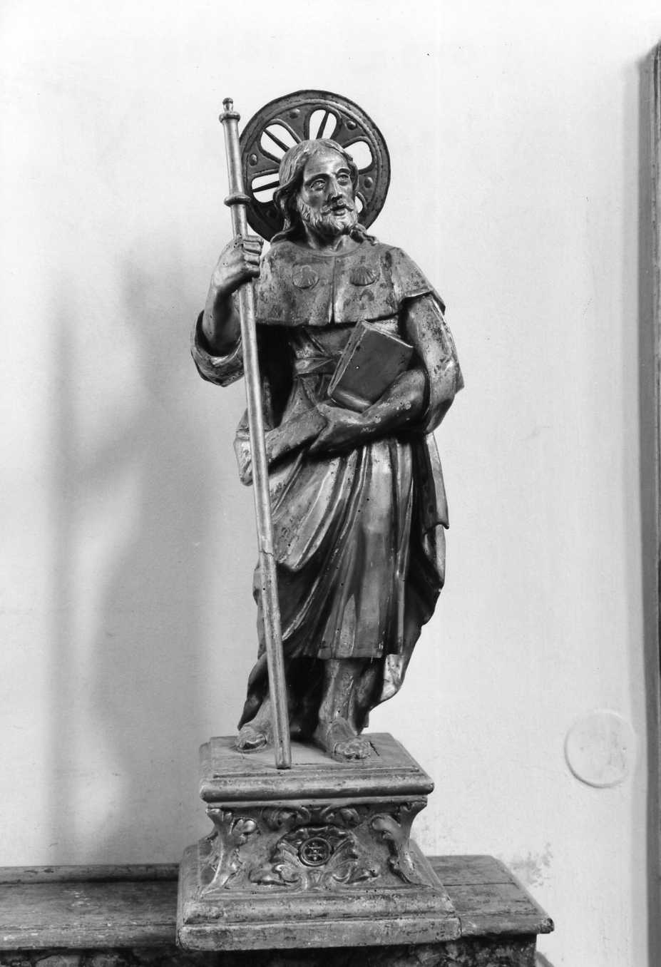 San Giacomo Maggiore/ San Pietro/ San Paolo/ San Giovanni Evangelista (reliquiario - a statuetta) - bottega romagnola (seconda metà sec. XIX)