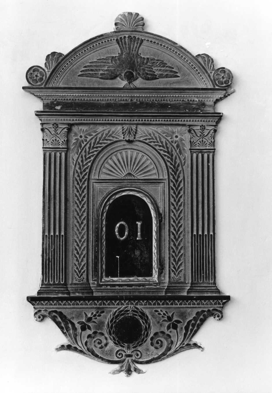 mostra di tabernacolo - a muro - bottega romagnola (fine sec. XV)