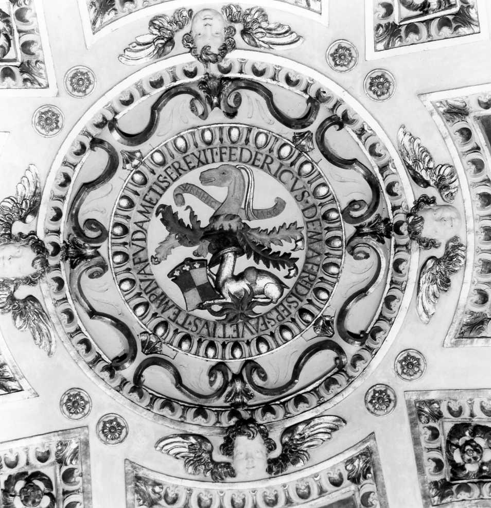 Stemma della famiglia Manfredi (rilievo) - bottega faentina (sec. XV, sec. XX)