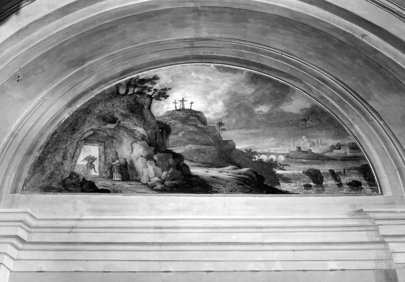 ritorno dall'Egitto (dipinto) di Liverani Romolo (sec. XIX)