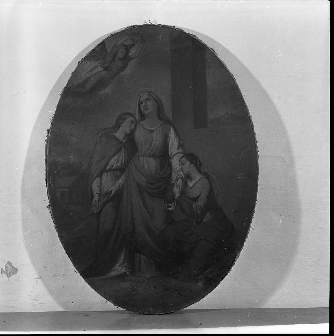 santa (dipinto) di Bonmardini Fancesco (sec. XIX)