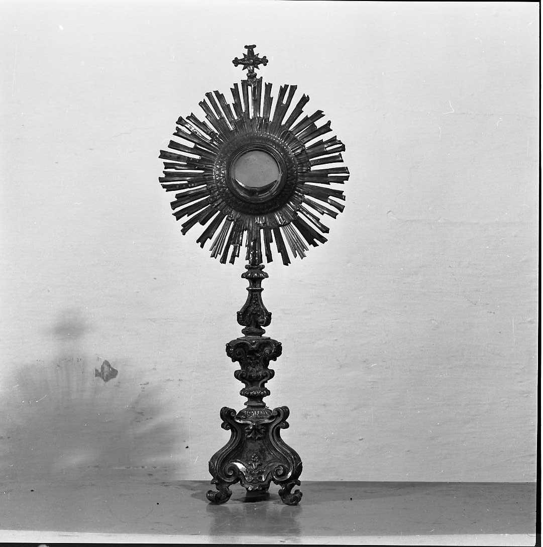 ostensorio - bottega romagnola (prima metà sec. XVIII)