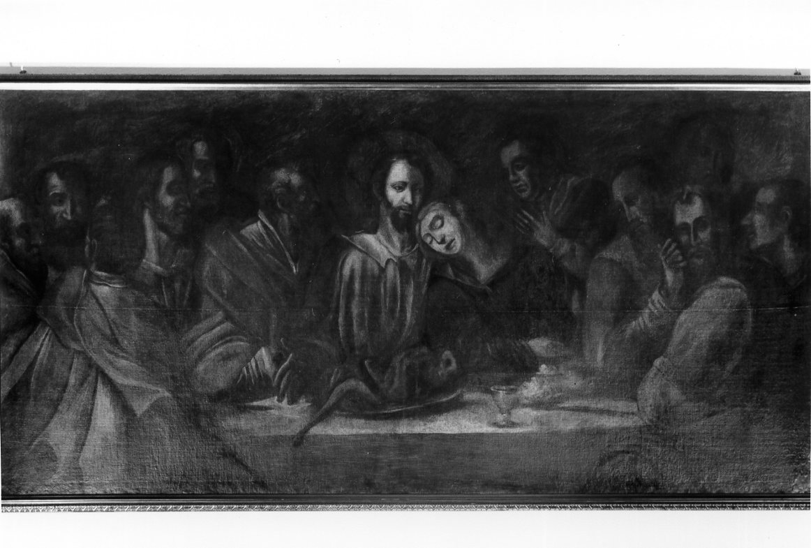 ultima cena (dipinto) - ambito emiliano (sec. XVII)