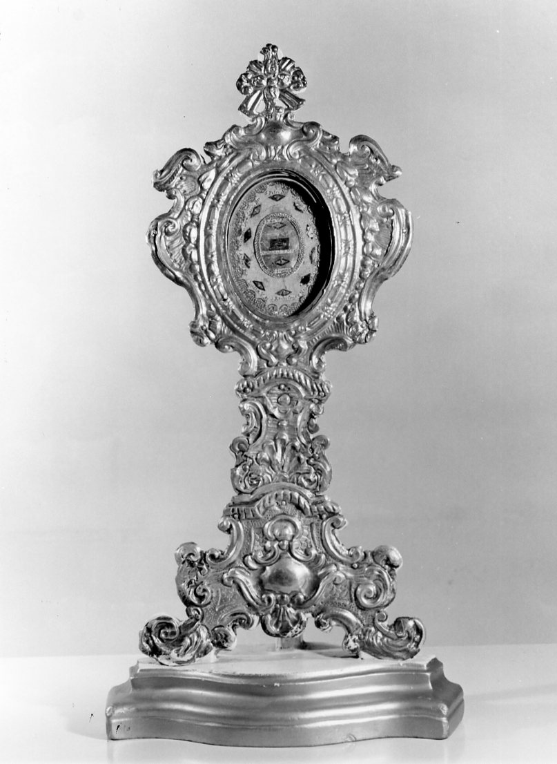reliquiario - a ostensorio - ambito emiliano (seconda metà sec. XVIII)