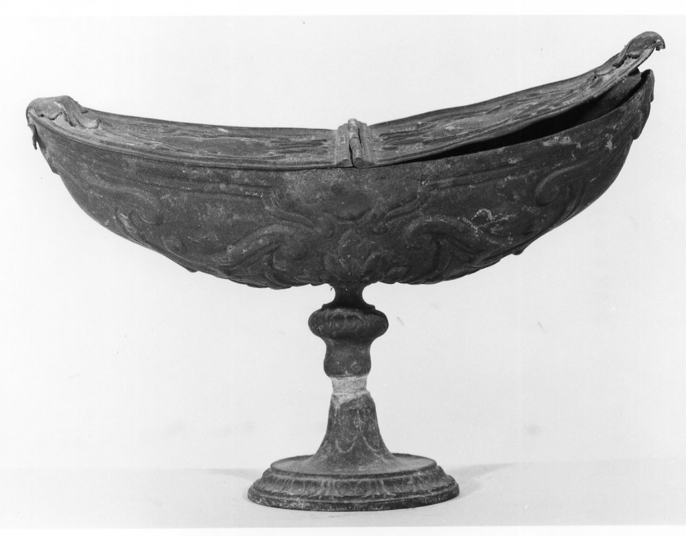 navicella portaincenso, elemento d'insieme - ambito romagnolo (sec. XVIII)