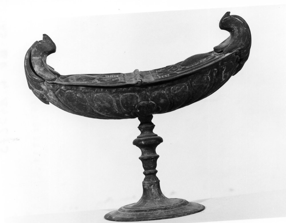 navicella portaincenso, elemento d'insieme - ambito romagnolo (seconda metà sec. XVIII)