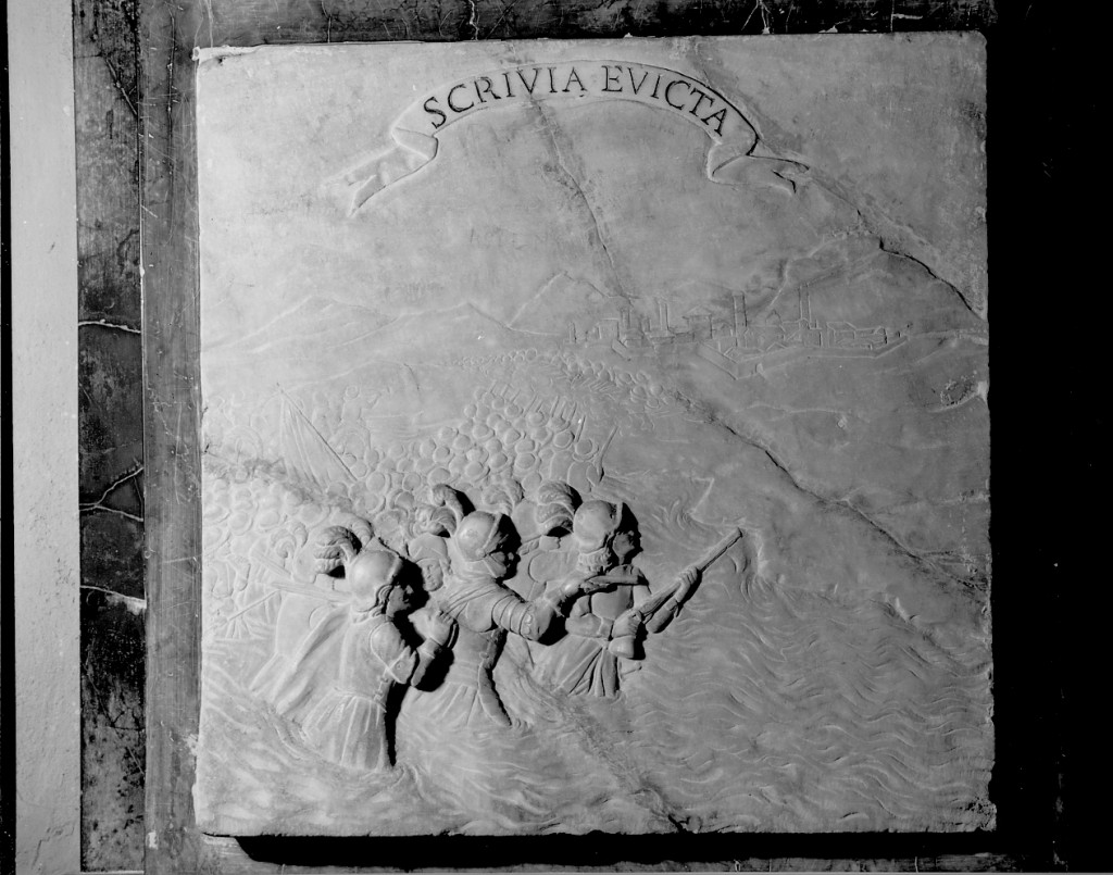 conquista delle città di Trino, Scrivia, Asti, Valenza (rilievo, serie) - ambito veneto (sec. XVII)