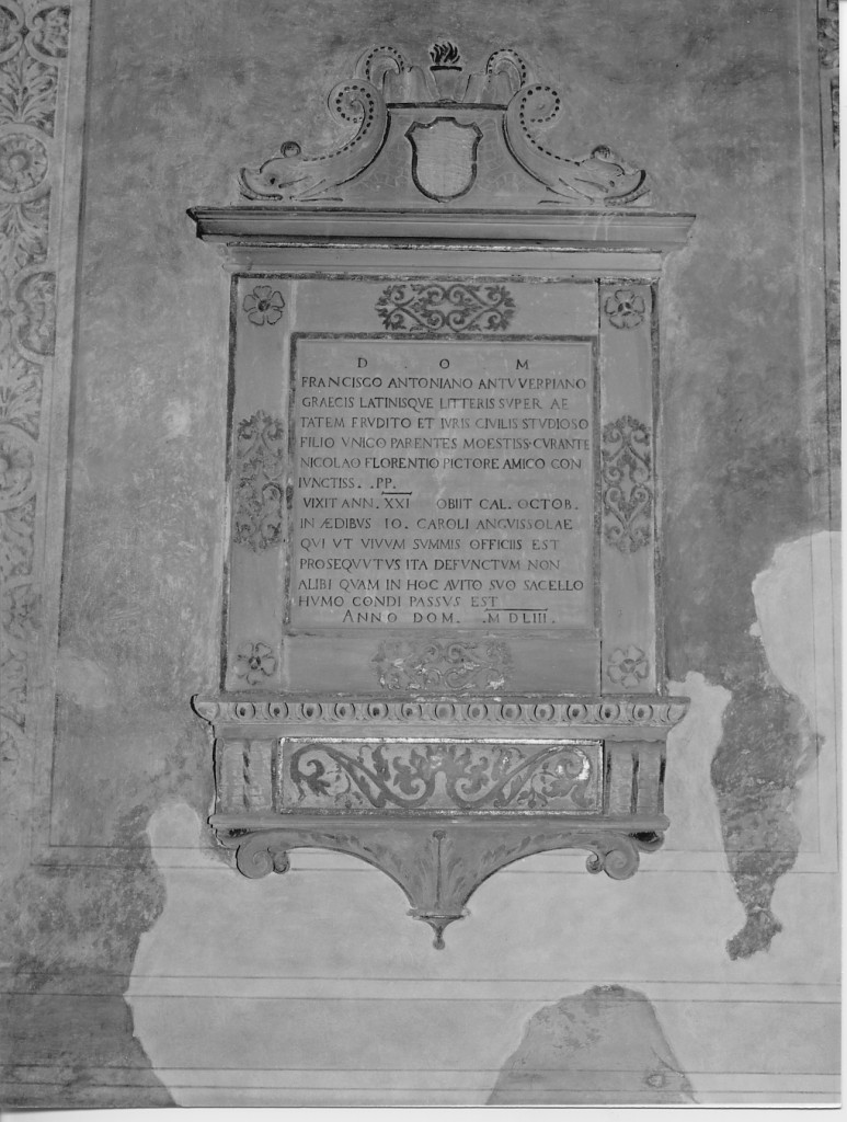 lapide - manifattura emiliana (sec. XVI)