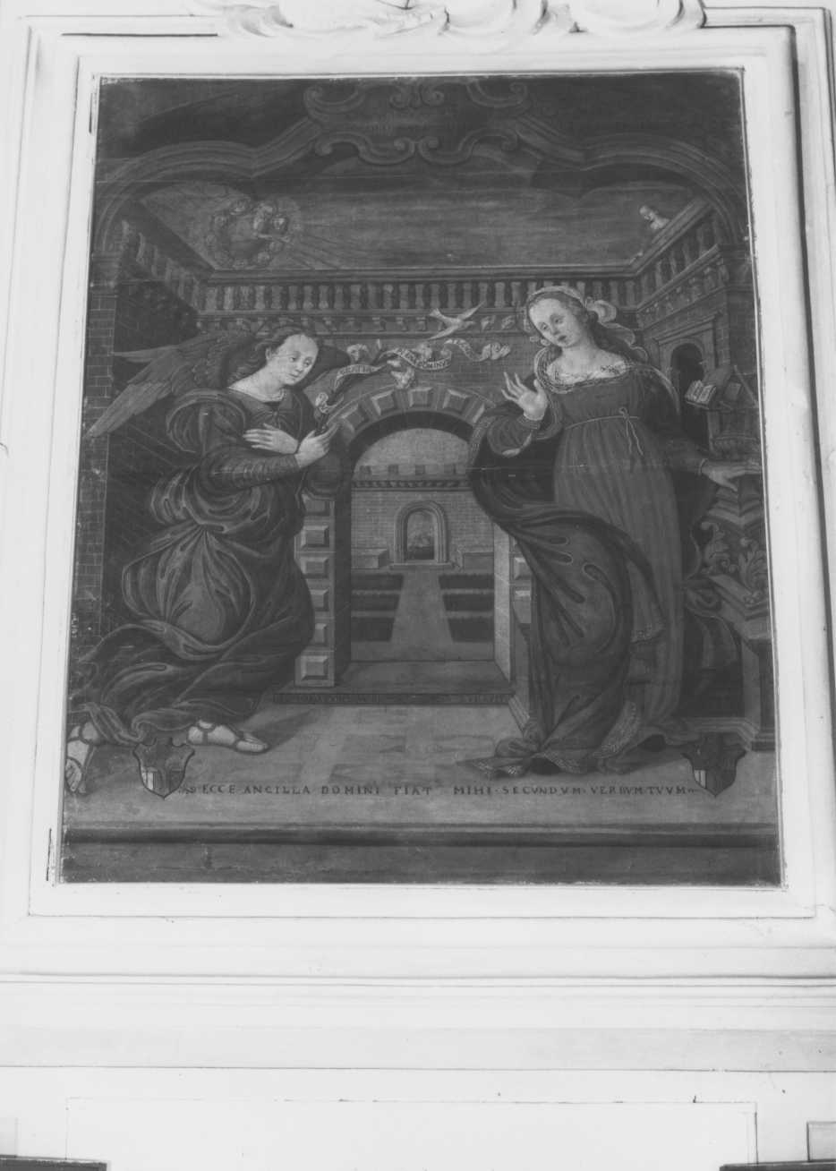 Annunciazione (dipinto) di Delle Quercie Francesco (sec. XVI)