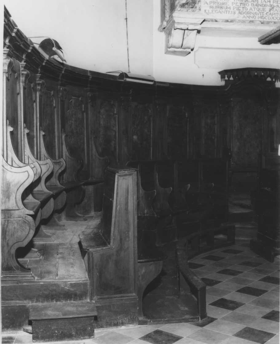 stalli del coro, insieme - bottega romagnola (seconda metà sec. XVIII)