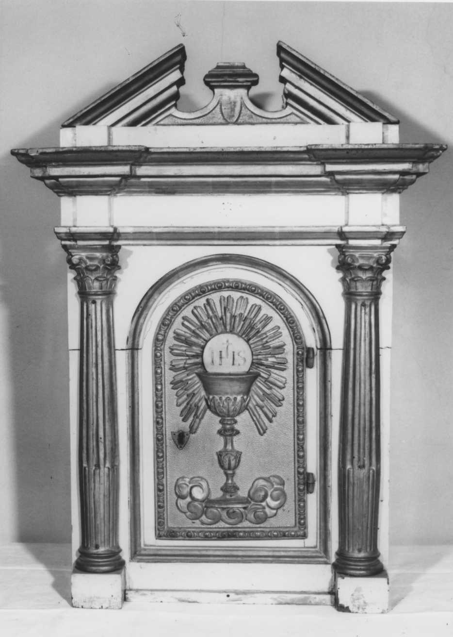 tabernacolo - a tempietto - bottega romagnola (sec. XIX)