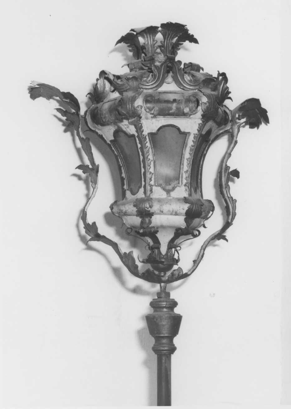 lanterna processionale, coppia - bottega romagnola (sec. XVIII)