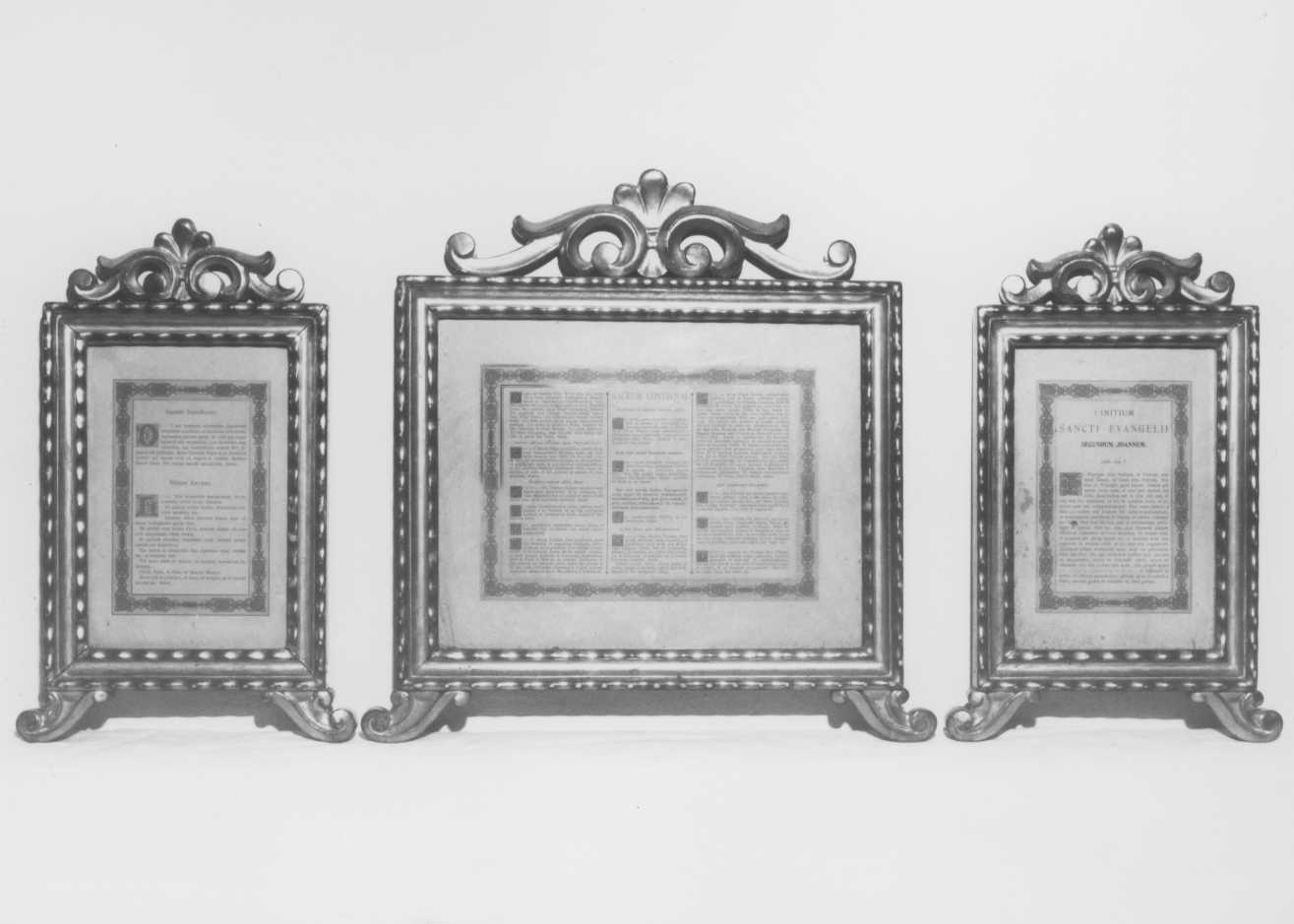 servizio di cartagloria, insieme - bottega romagnola (fine sec. XIX)