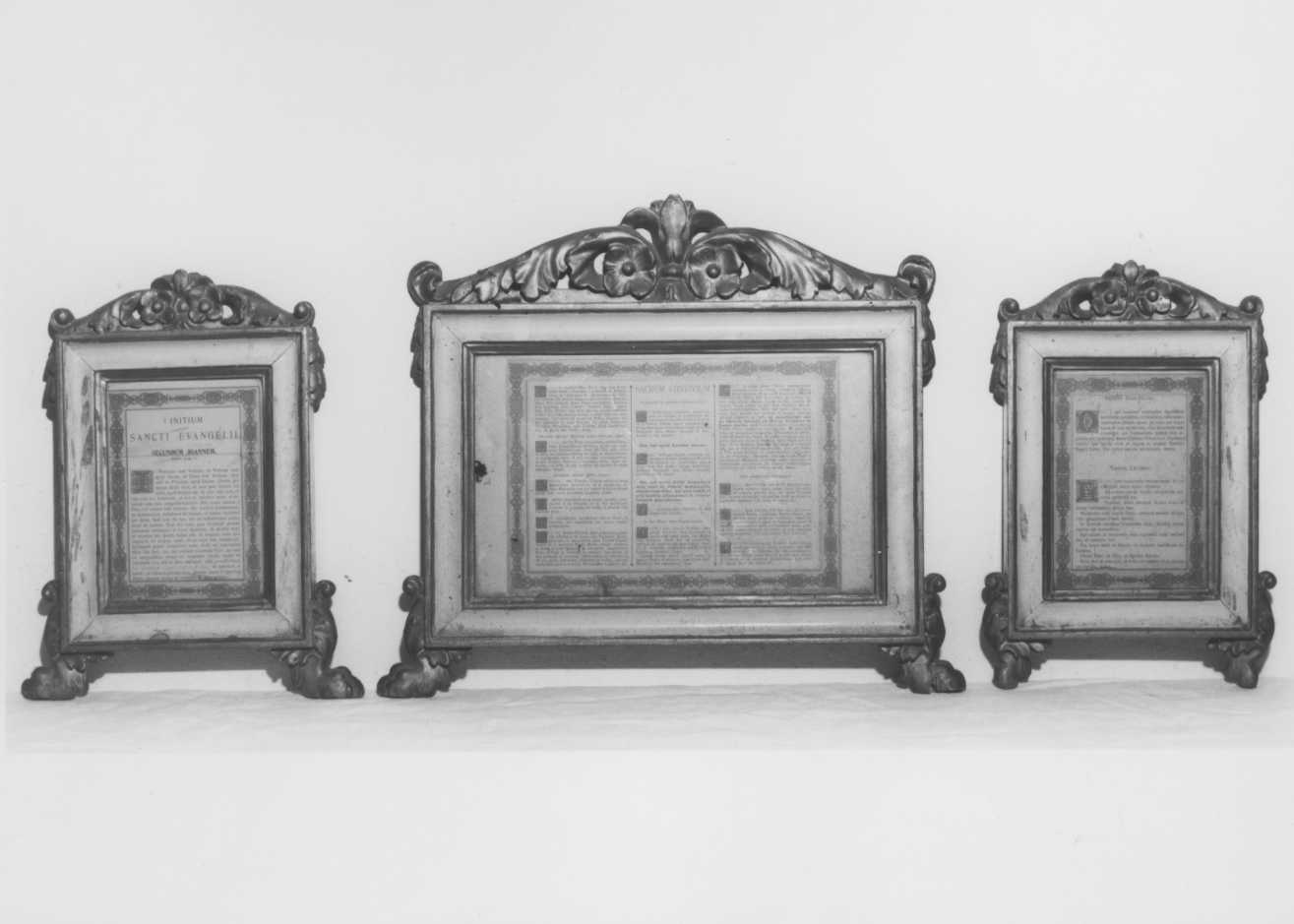 servizio di cartagloria, insieme - bottega romagnola (sec. XIX)