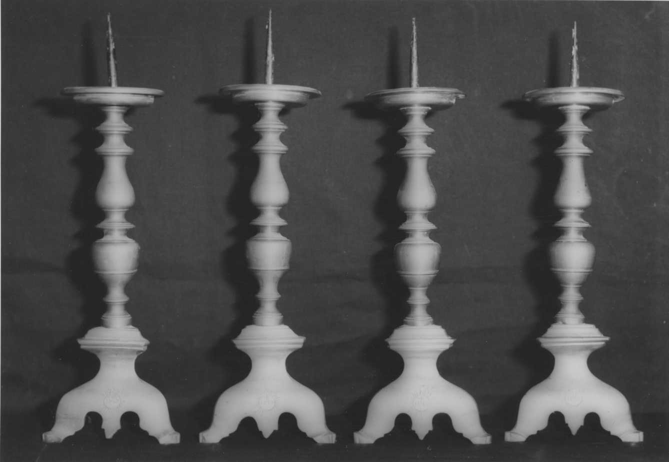 candeliere, serie - bottega romagnola (sec. XVII)