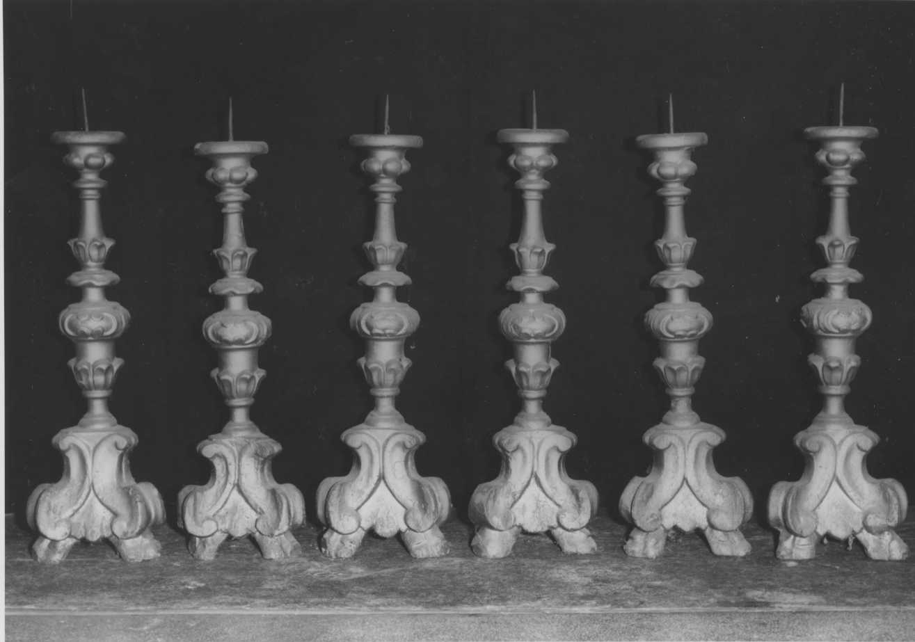 candeliere, serie - bottega romagnola (sec. XIX)