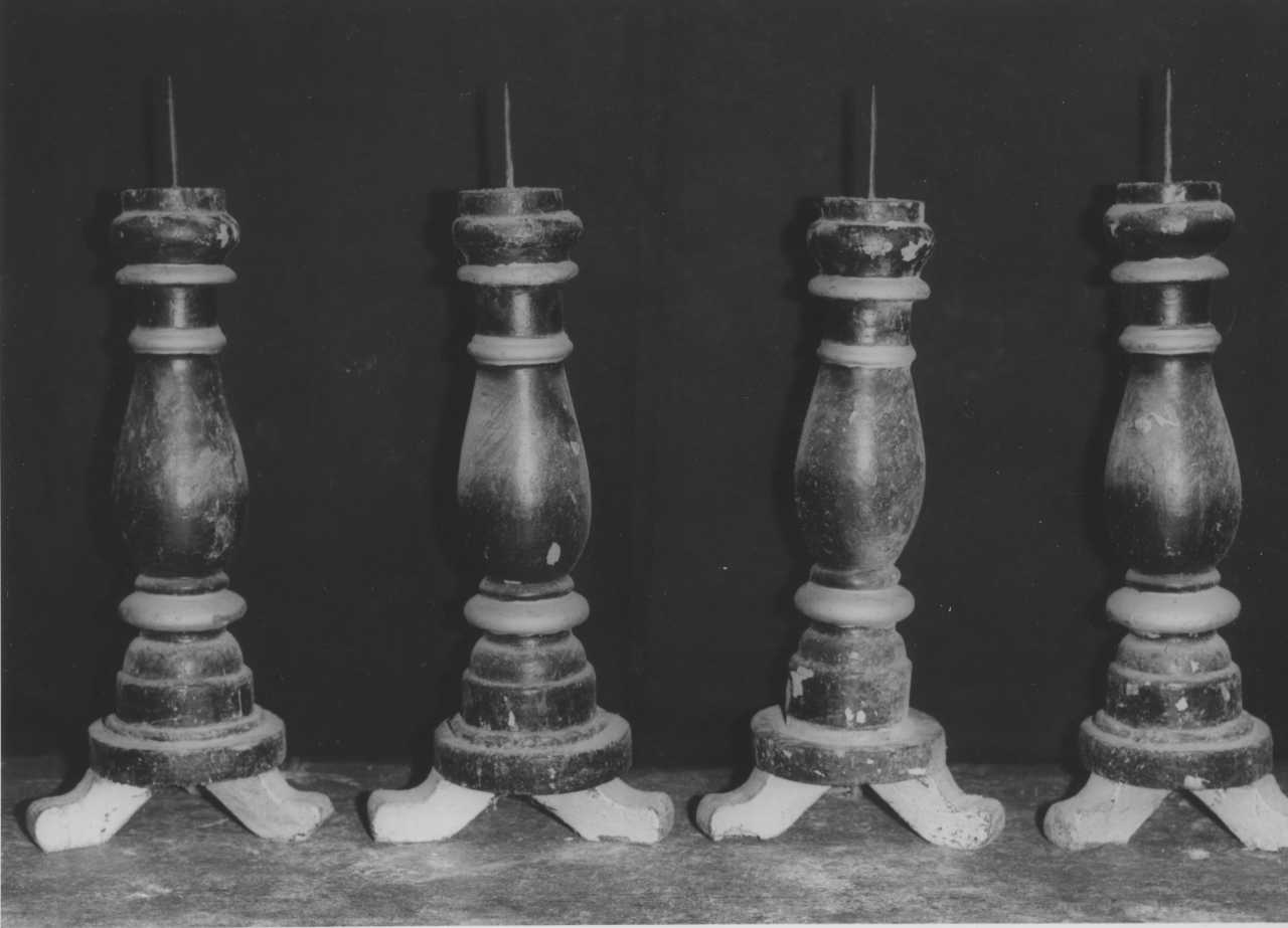 candeliere, serie - bottega romagnola (sec. XVII)