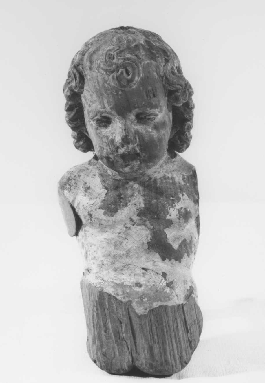 angioletto (scultura, frammento) - bottega toscana (sec. XVI)