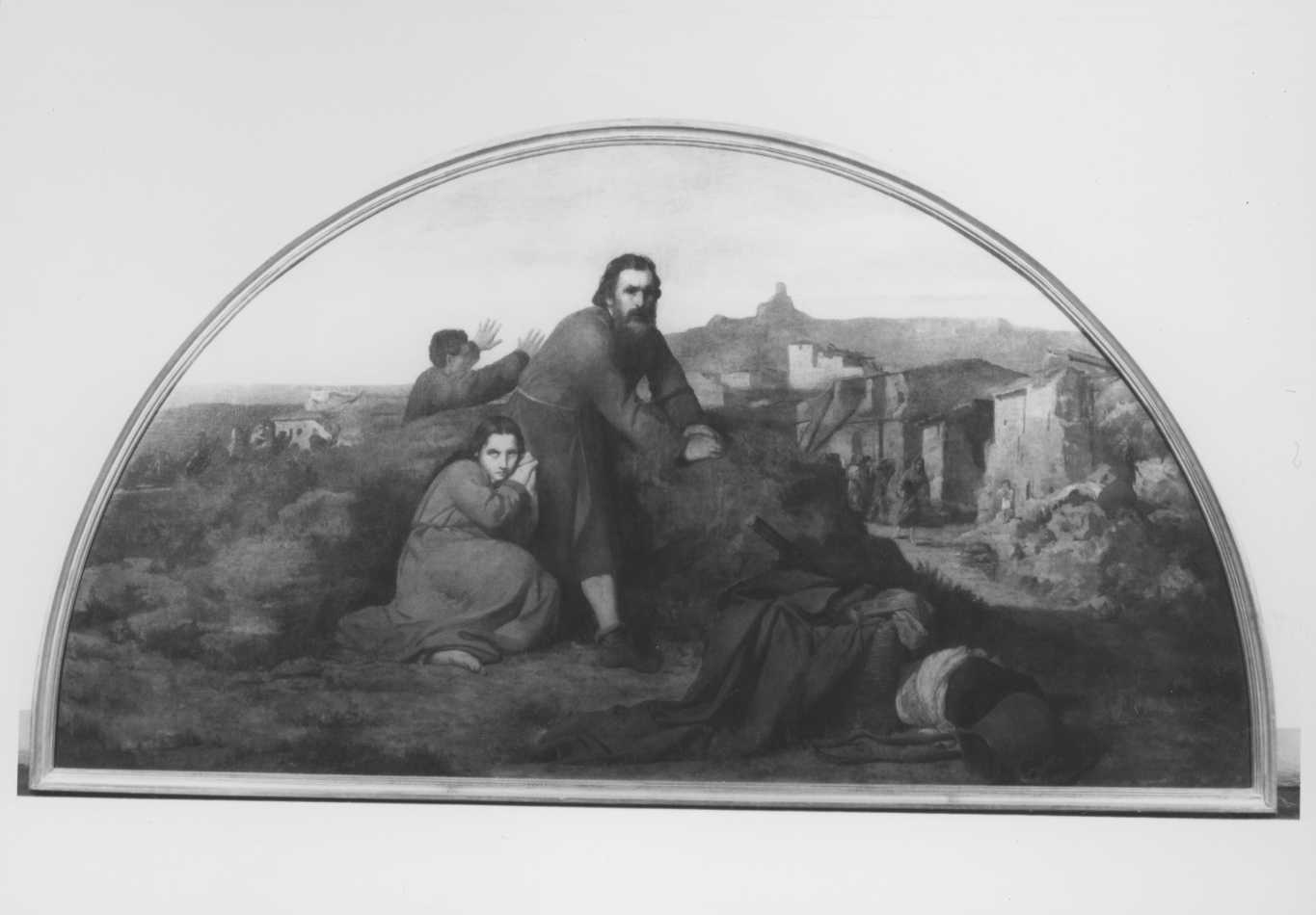 il terremoto (dipinto) di Lega Silvestro (sec. XIX)