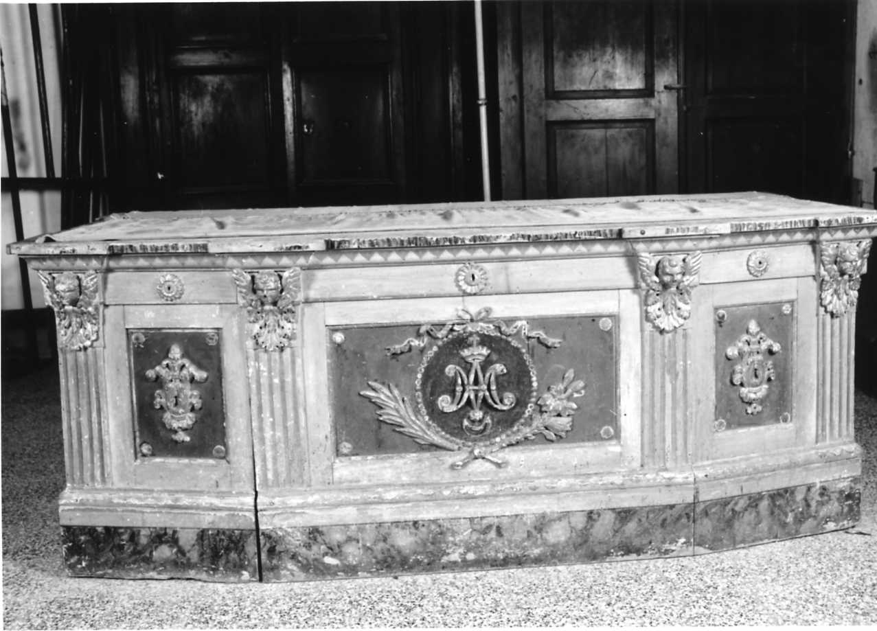 paliotto - a pannello architettonico - bottega romagnola (sec. XIX)