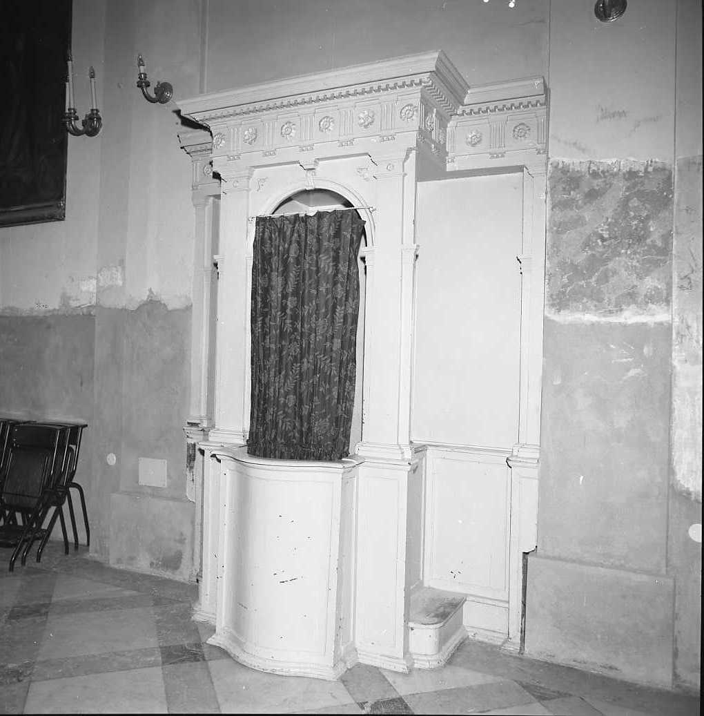 confessionale - bottega emiliano-romagnola (seconda metà sec. XIX)