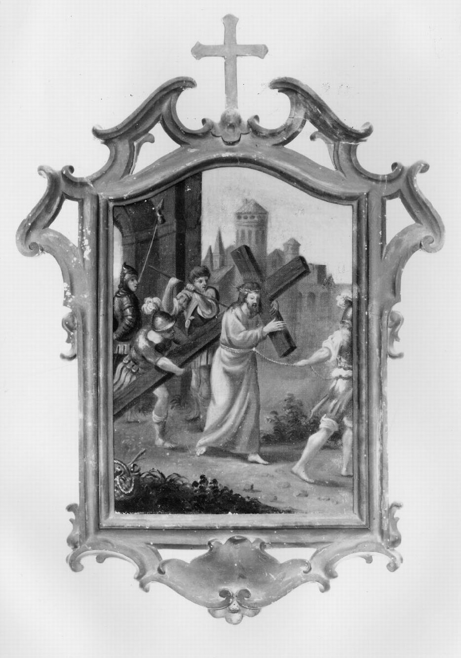 stazioni della Via Crucis (dipinto, ciclo) - manifattura emiliana (sec. XVIII)