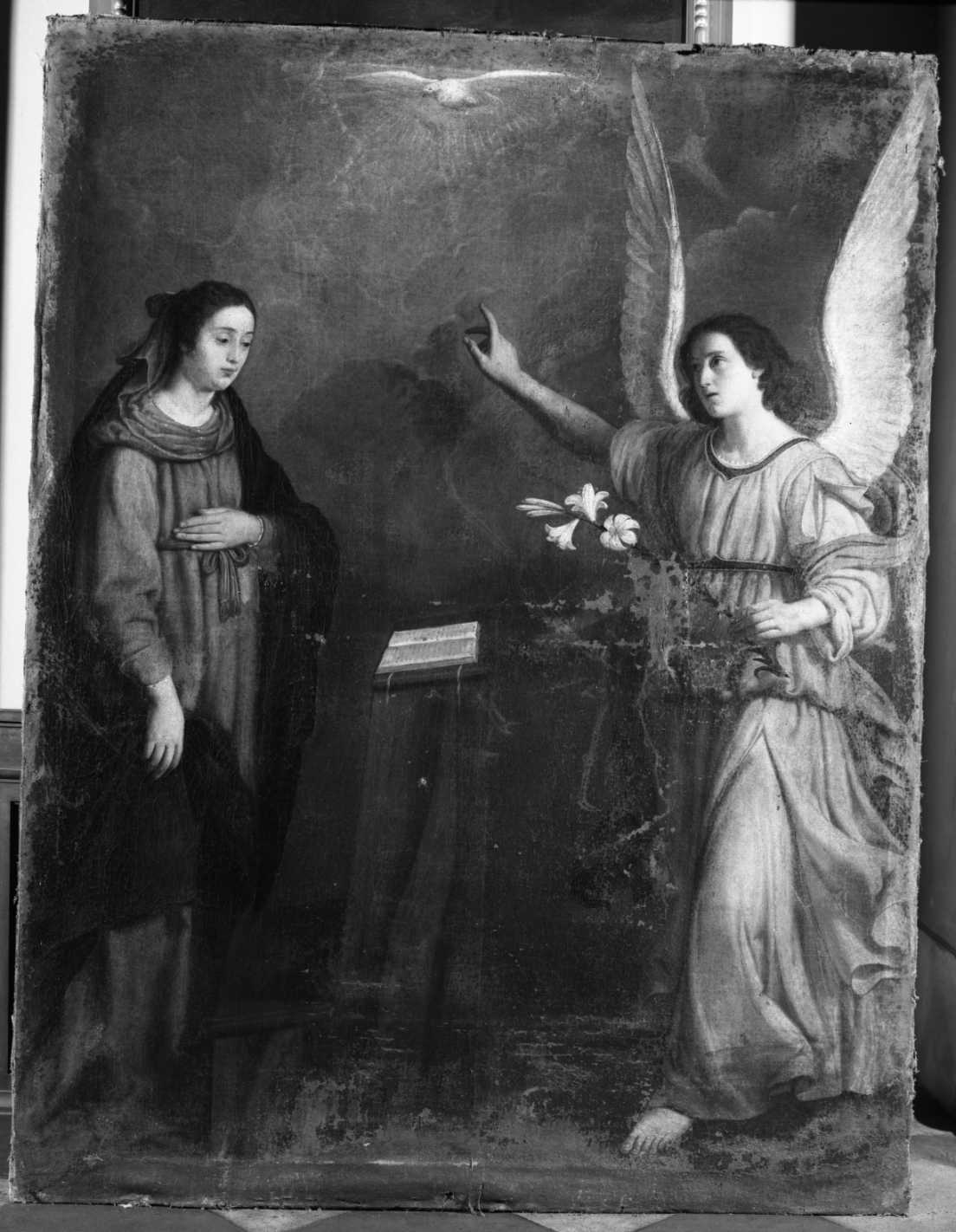 Annunciazione (dipinto) di Nagli Francesco detto Centino (sec. XVII)