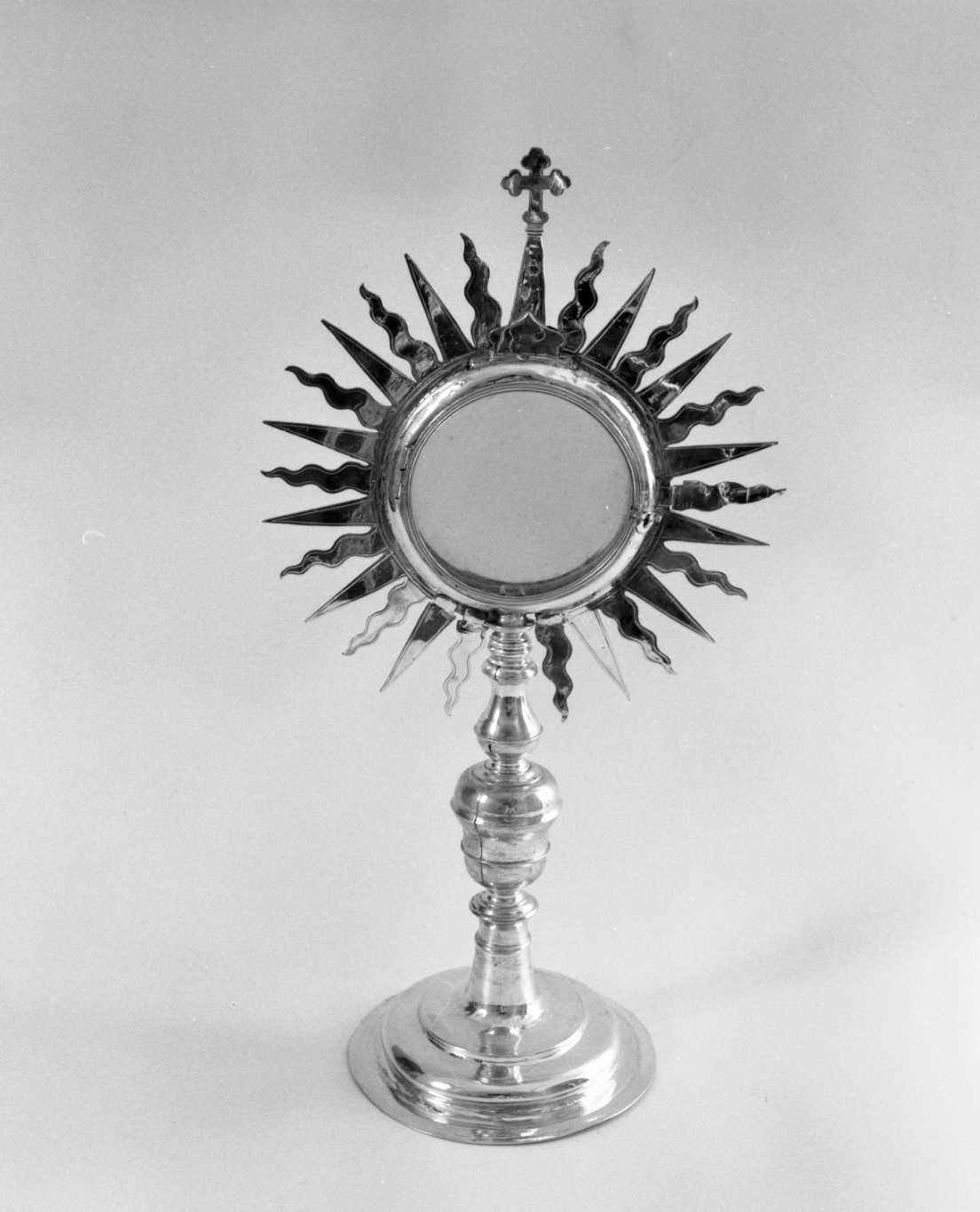 ostensorio - a raggiera - bottega emiliano-romagnola (sec. XVII)