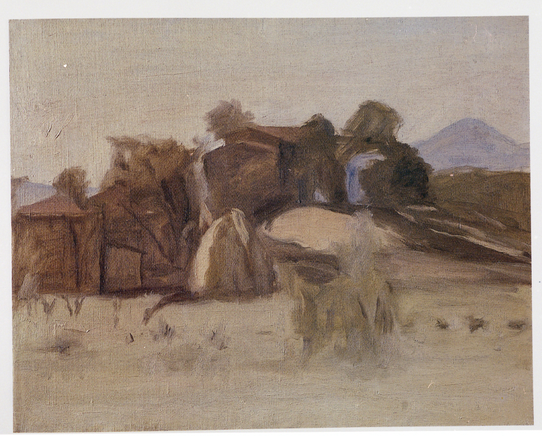 paesaggio (dipinto) di Morandi Giorgio (sec. XX)