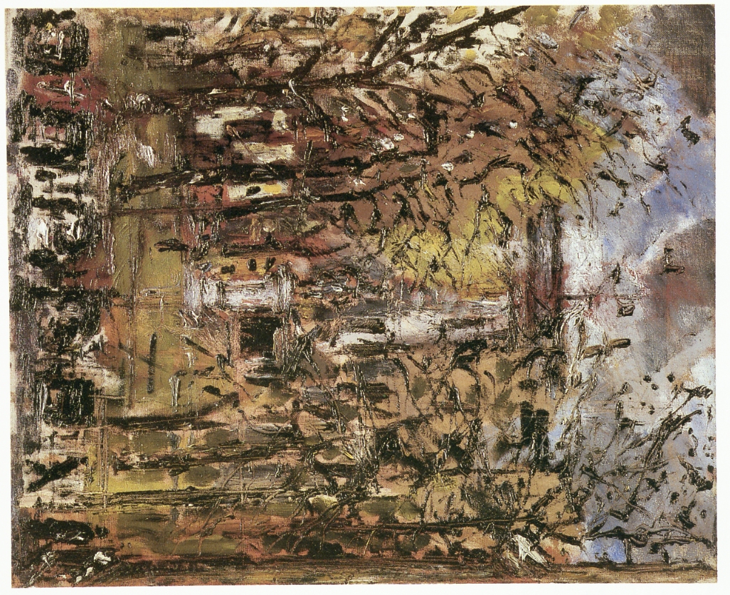 Ring Square, veduta di Londra (dipinto) di Tibertelli Luigi detto Filippo De Pisis (sec. XX)