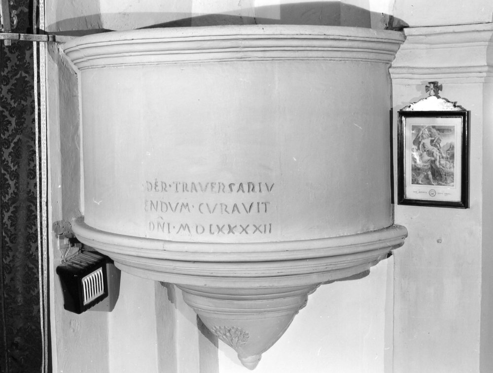 pulpito - manifattura romagnola (sec. XVI)