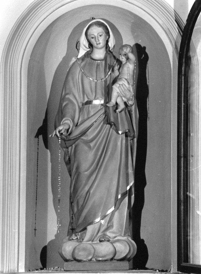 Madonna del Rosario (statua) - manifattura romagnola (sec. XX)