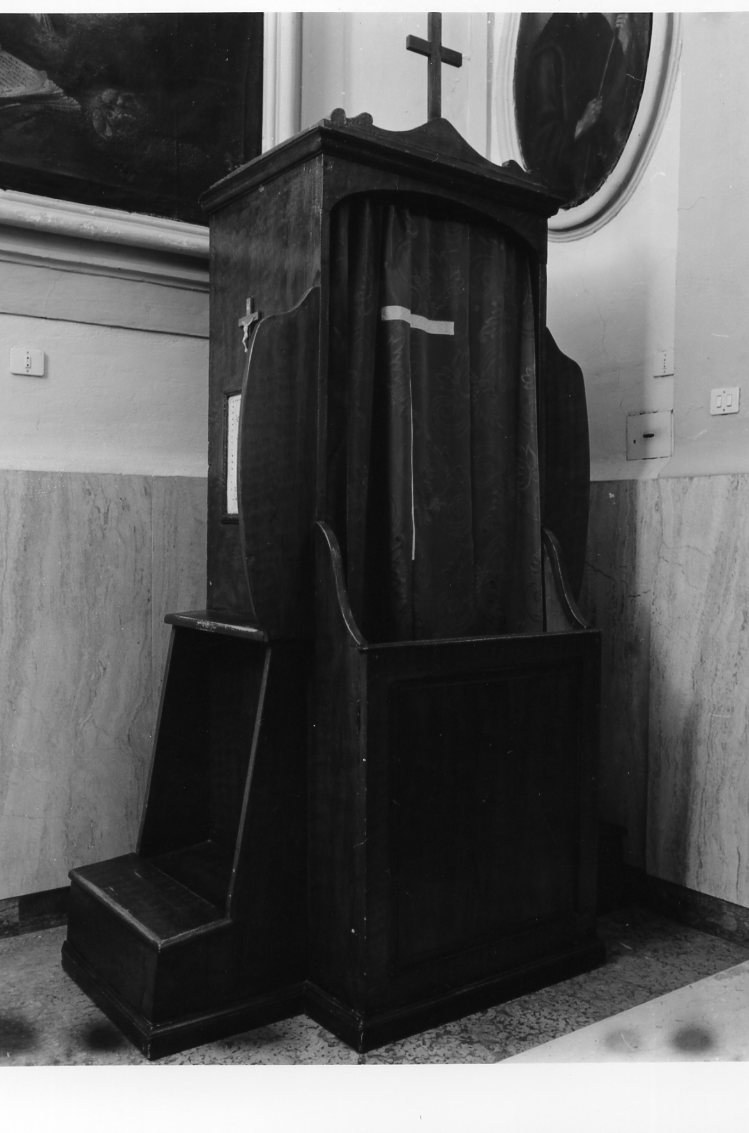 confessionale - manifattura romagnola (seconda metà sec. XIX)