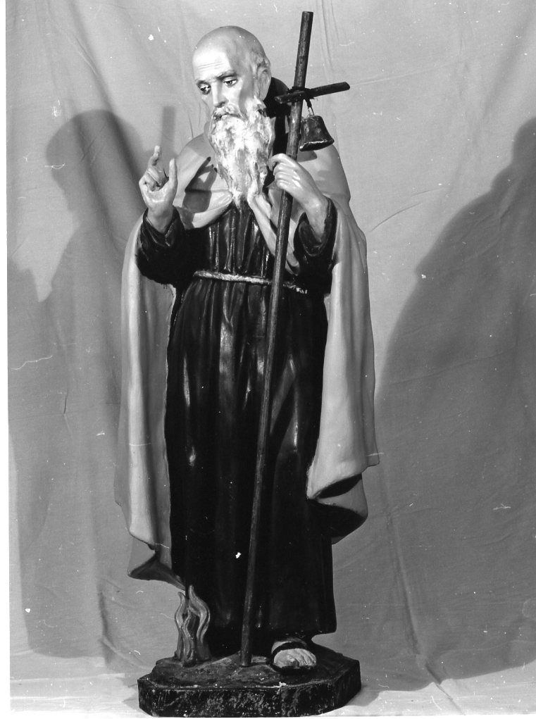 Sant'Antonio Abate (statua) - manifattura romagnola (prima metà sec. XX)