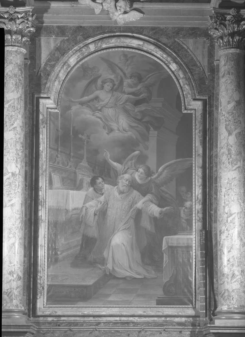 La morte di Sant'Andrea Avellino, morte di Sant'Andrea Avellino (dipinto) di Tagliaferri Luigi (ultimo quarto sec. XIX)