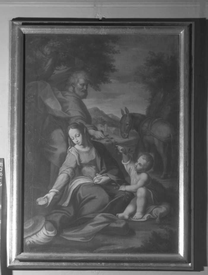 Il Riposo nella fuga in Egitto, riposo nella fuga in Egitto (dipinto) di Fiori Federico detto Federico Barocci (prima metà sec. XVIII)