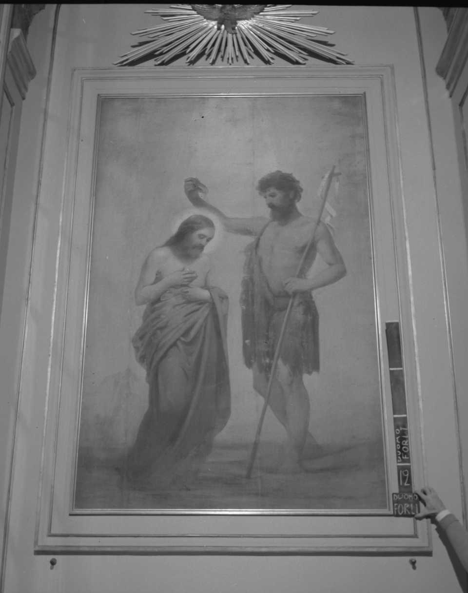 Il Battesimo di Cristo, battesimo di Cristo (dipinto) di Guardassoni Alessandro (metà sec. XIX)