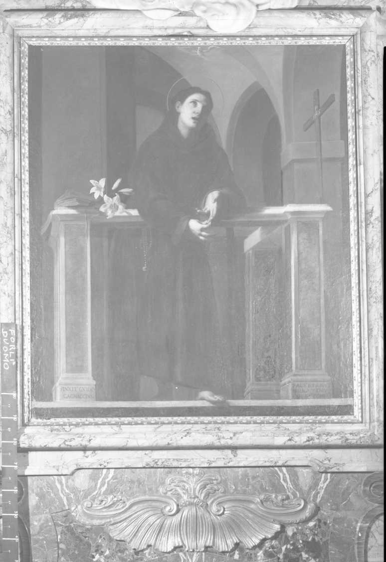 Sant'Antonio da Padova che spiega la SS. Trinità, Sant'Antonio da Padova (dipinto) di Cagnacci Guido (prima metà sec. XVIII)