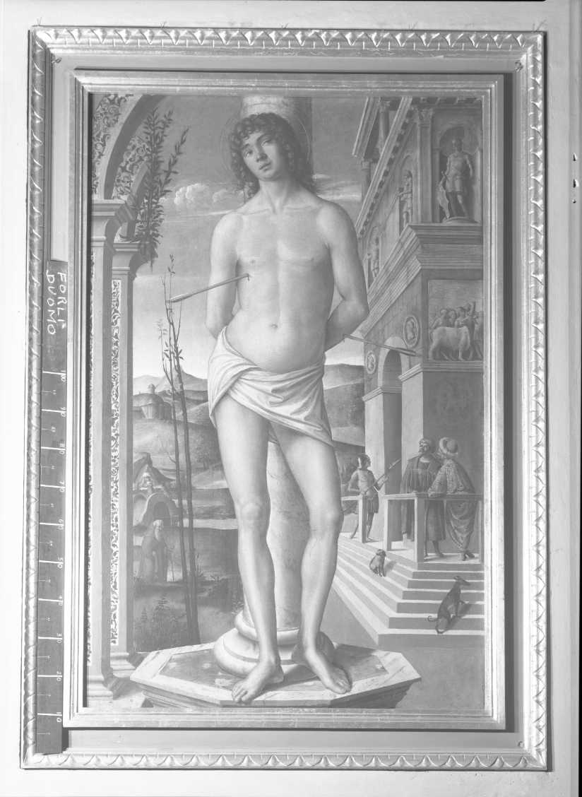 San Sebastiano, San Sebastiano (dipinto) di Rondinelli Nicolò (fine sec. XV)