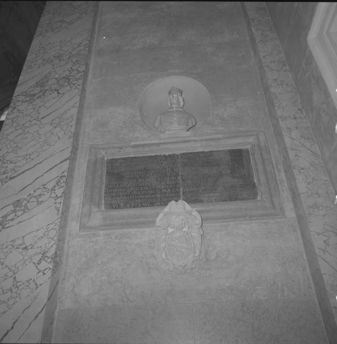 Monumento sepolcrale del card. Stefano Agostini (monumento funebre) - ambito romano (ultimo quarto sec. XVII)