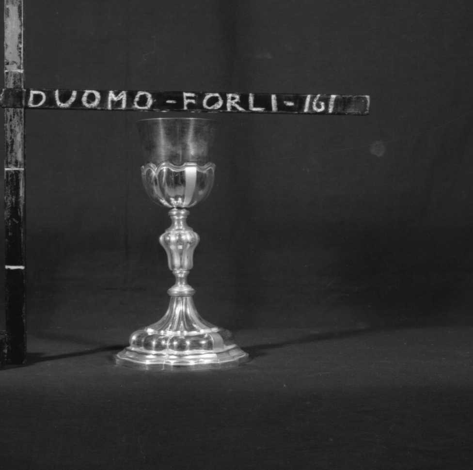 calice - ambito emiliano (fine/inizio secc. XVII/ XVIII)