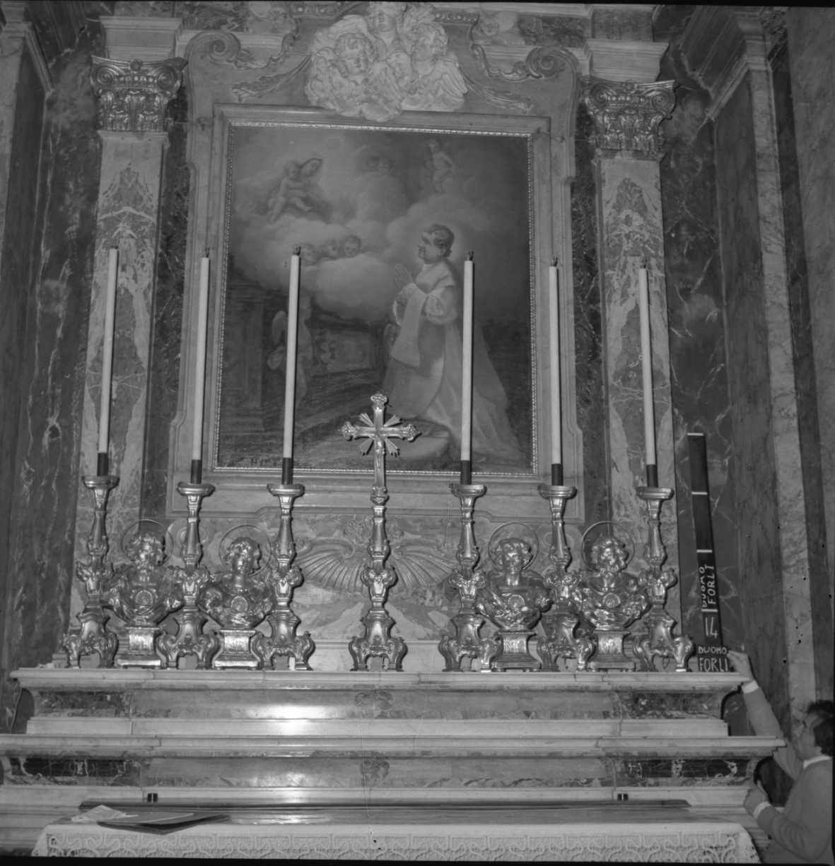 reliquiario - a busto, serie - ambito emiliano (seconda metà sec. XVIII)