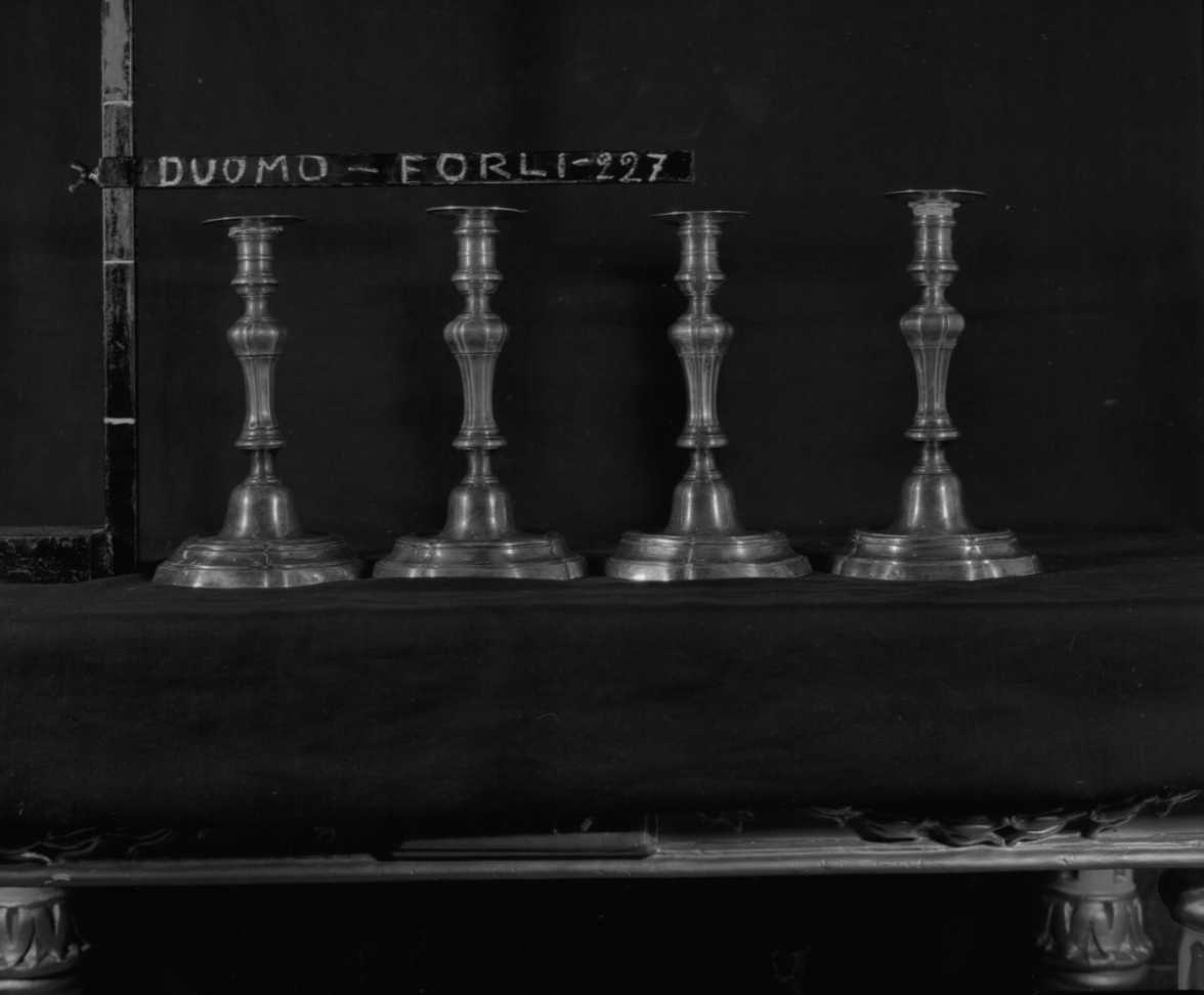 candeliere, serie - ambito emiliano (seconda metà sec. XVII)