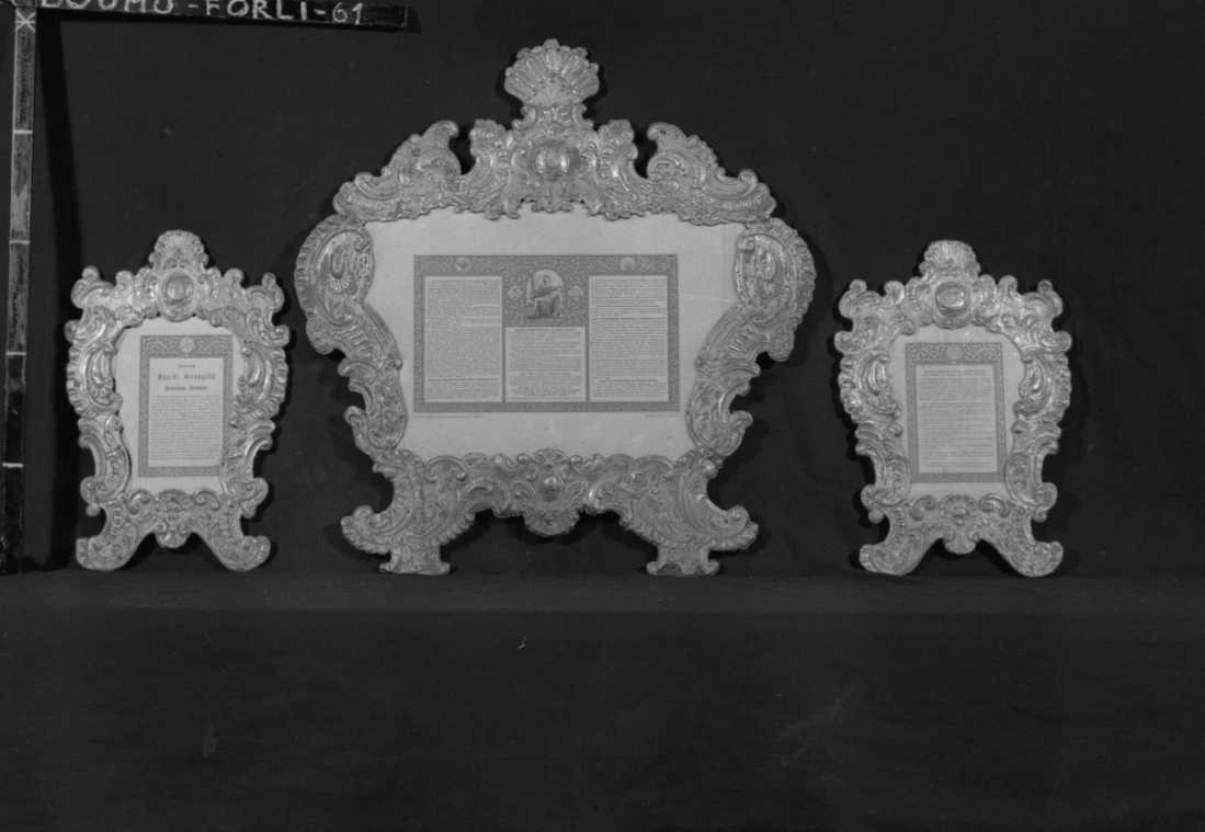 servizio di cartagloria, insieme - ambito emiliano (seconda metà sec. XVIII)