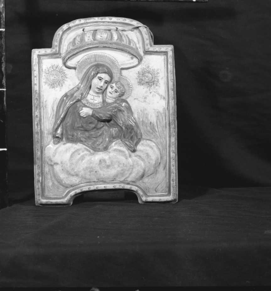 la Madonna del Fuoco, Madonna del Fuoco (targa devozionale) - ambito faentino (fine/inizio secc. XVIII/ XIX)
