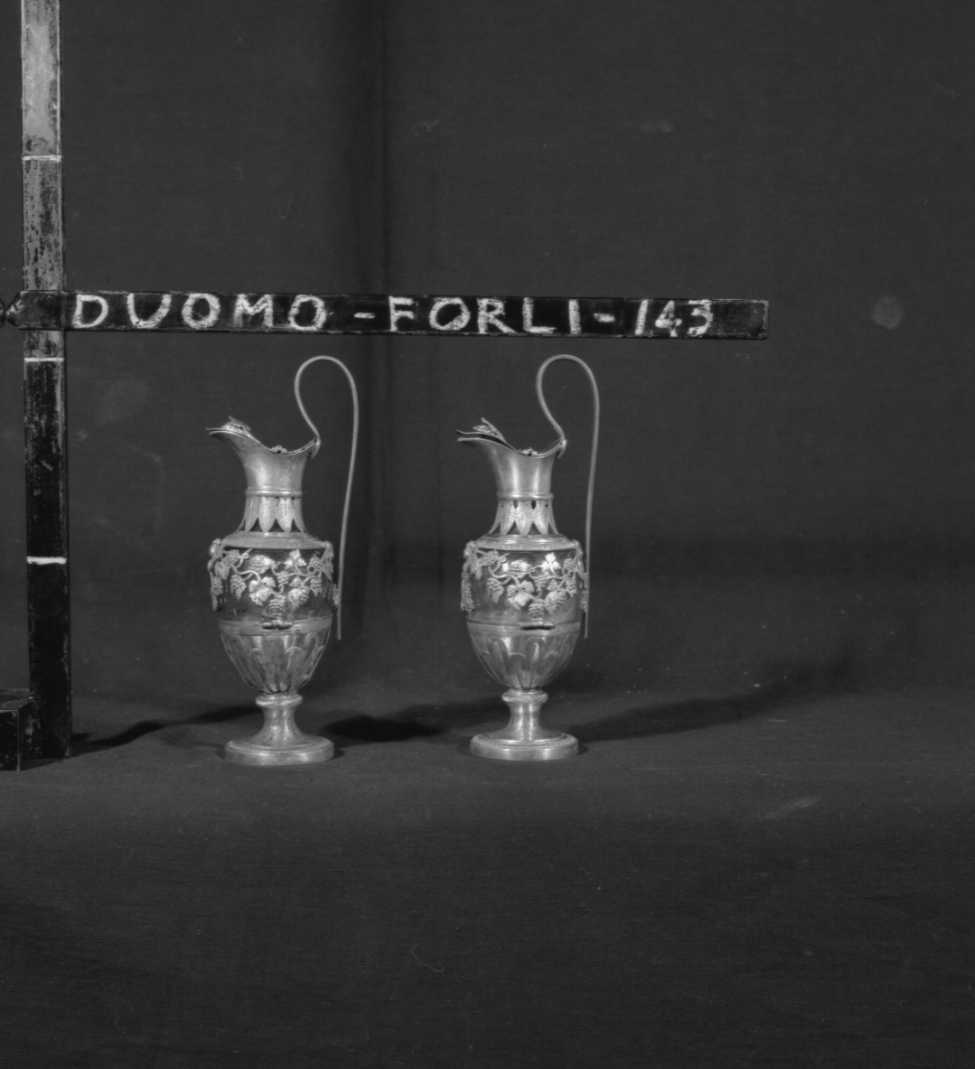 ampolline, coppia - ambito emiliano (seconda metà sec. XVIII)