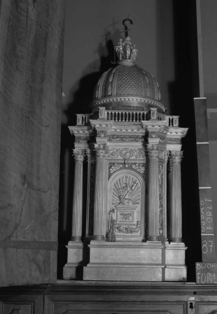 tabernacolo - a tempietto - ambito romagnolo (seconda metà sec. XIX)