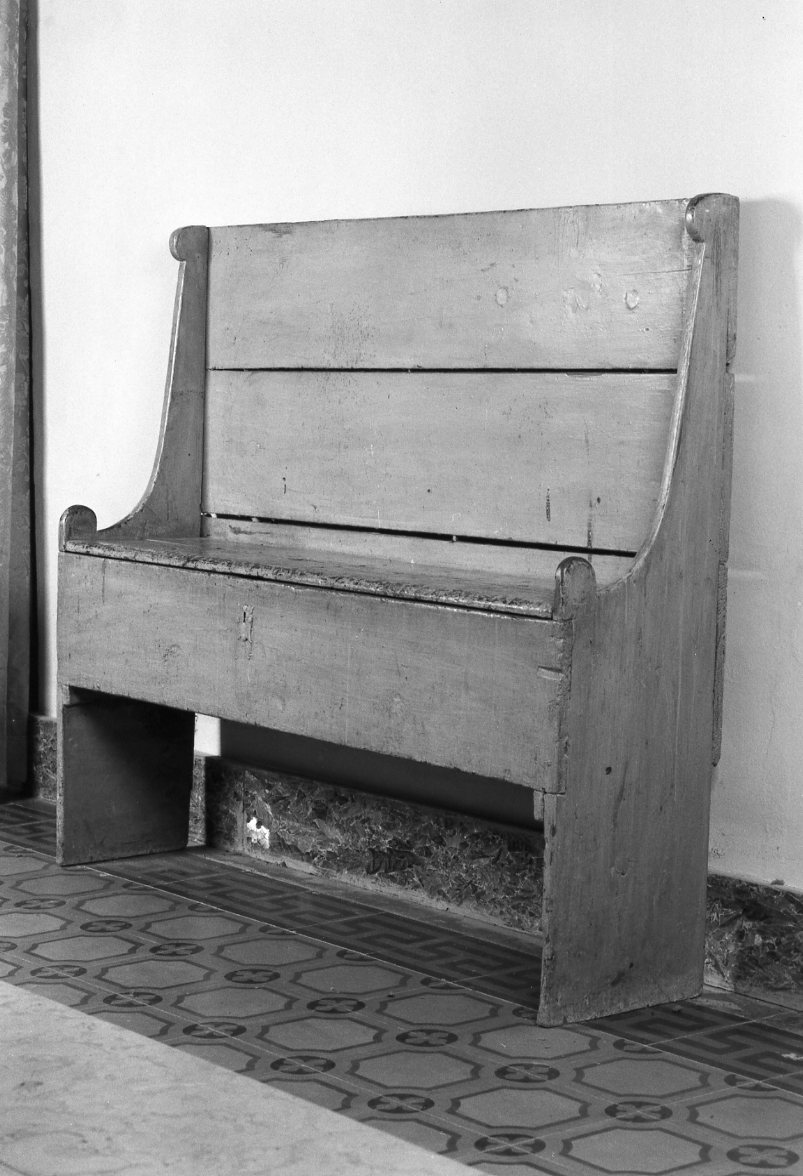 cassapanca - manifattura romagnola (sec. XVIII)